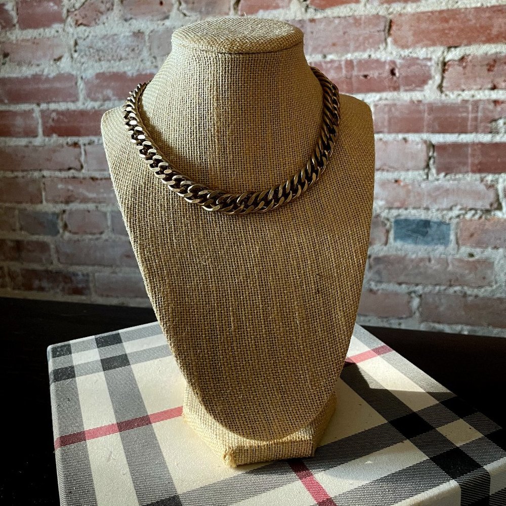 Large Matte Chain Necklace